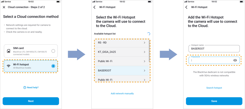 Using your smartphone (Android/iOS) – DR970X-2CH LTE Plus