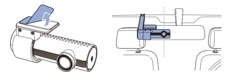 Installing the BlackVue dashcam – K970X Plus – BlackVue Product
